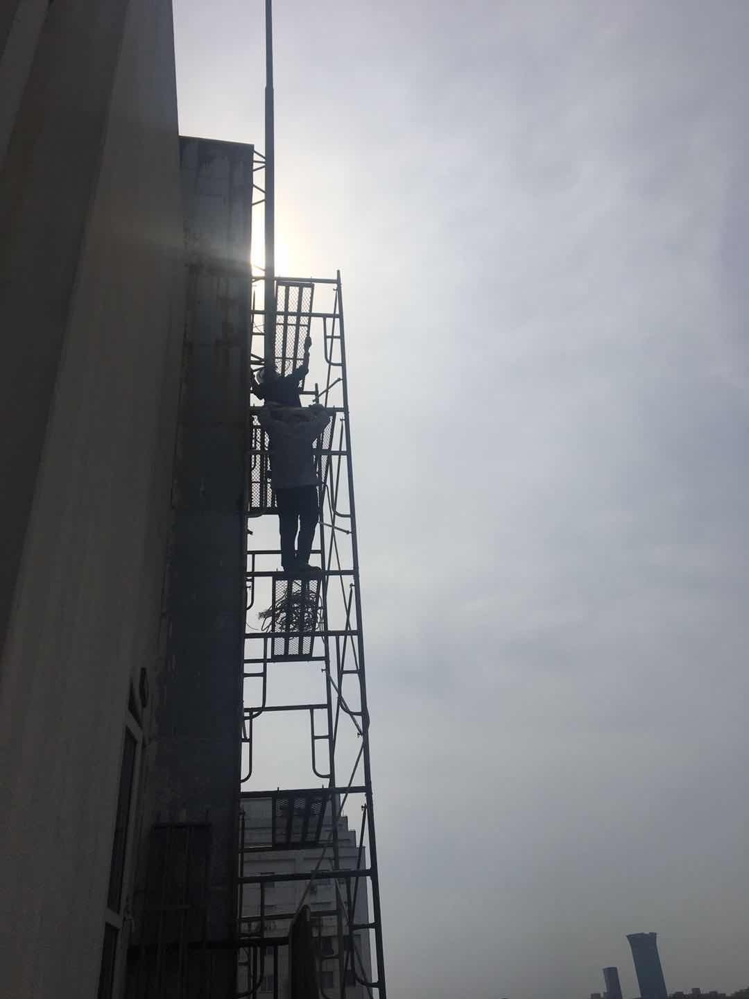 屋面避雷针安装