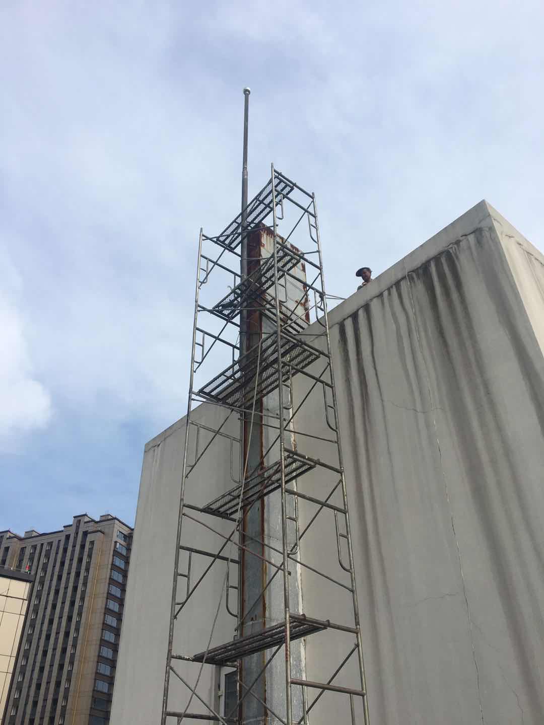 屋面避雷针安装